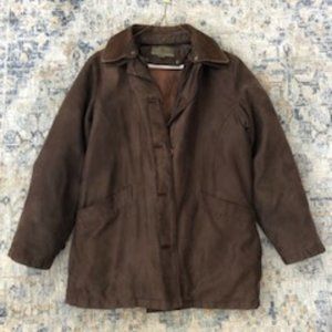 Rainforest Downfilled Coat, Men's size small, Mocha Brown Color